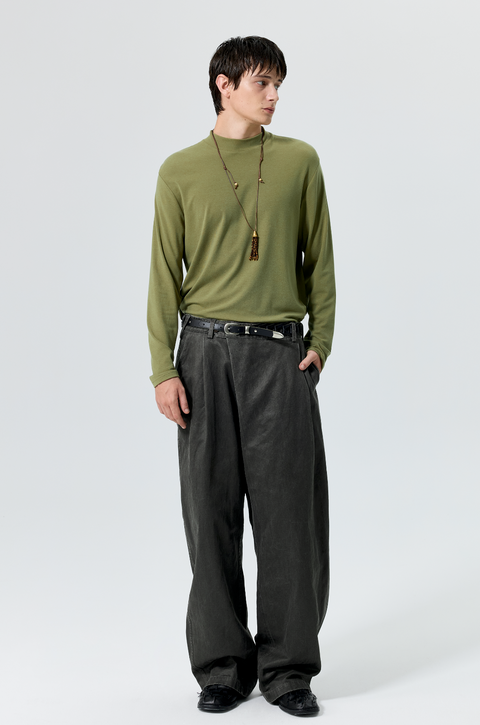 SIMPLE PROJECT COATED TROUSERS