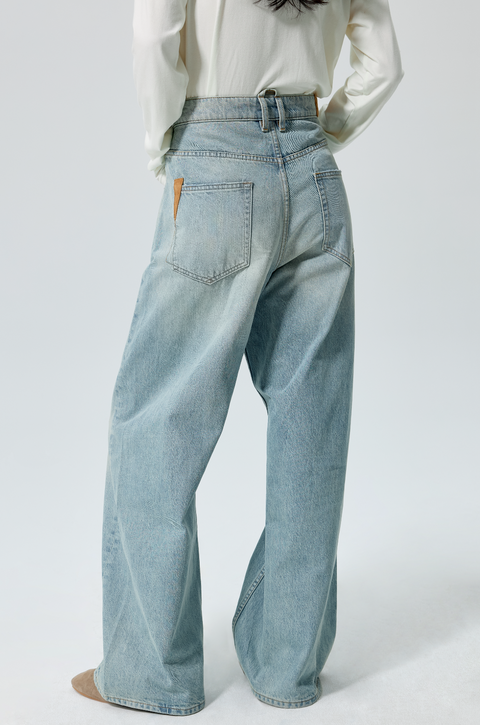 SIMPLE PROJECT KAIHARA WASHED JEANS