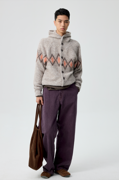 SIMPLE PROJECT JACQUARD SWEATER