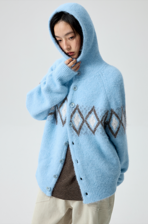 SIMPLE PROJECT JACQUARD SWEATER