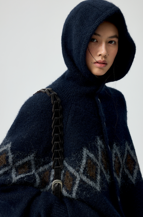 SIMPLE PROJECT JACQUARD SWEATER