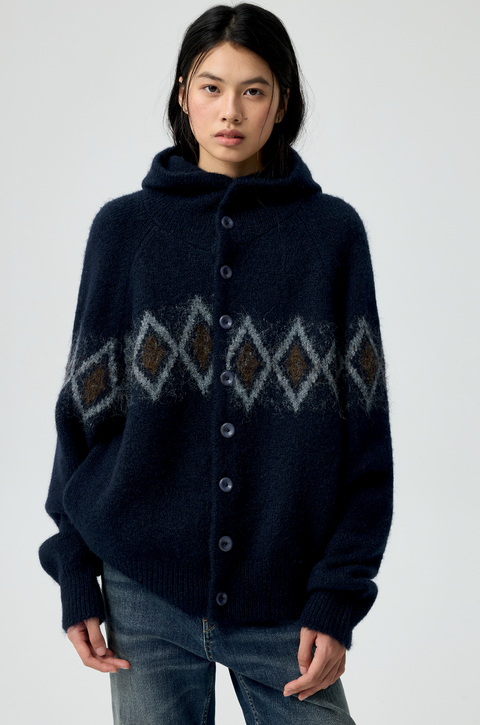 SIMPLE PROJECT JACQUARD SWEATER