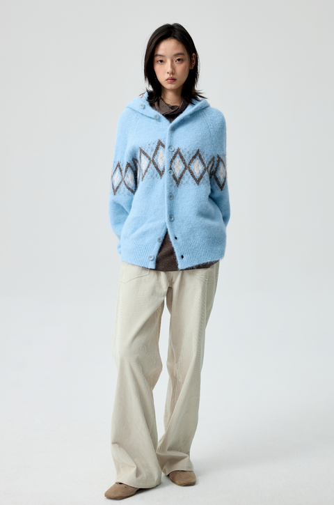 SIMPLE PROJECT JACQUARD SWEATER