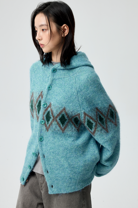 SIMPLE PROJECT JACQUARD SWEATER