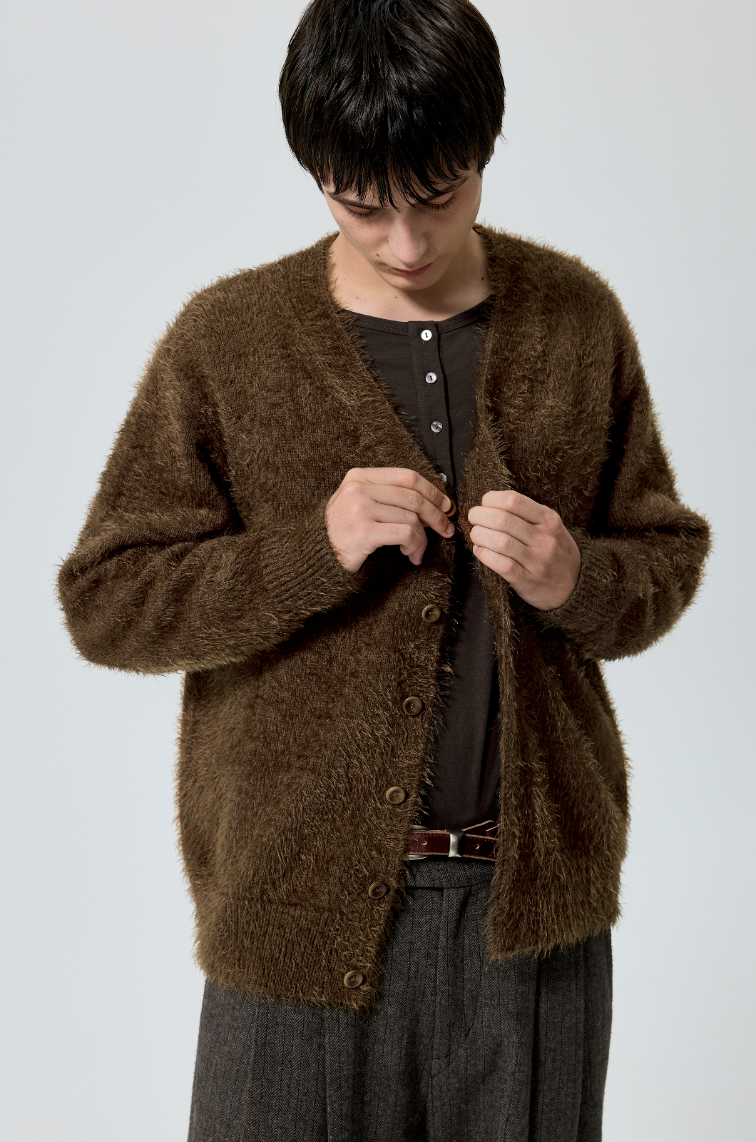 SIMPLE PROJECT BRUSHED STYLE CARDIGAN – Remold Lab