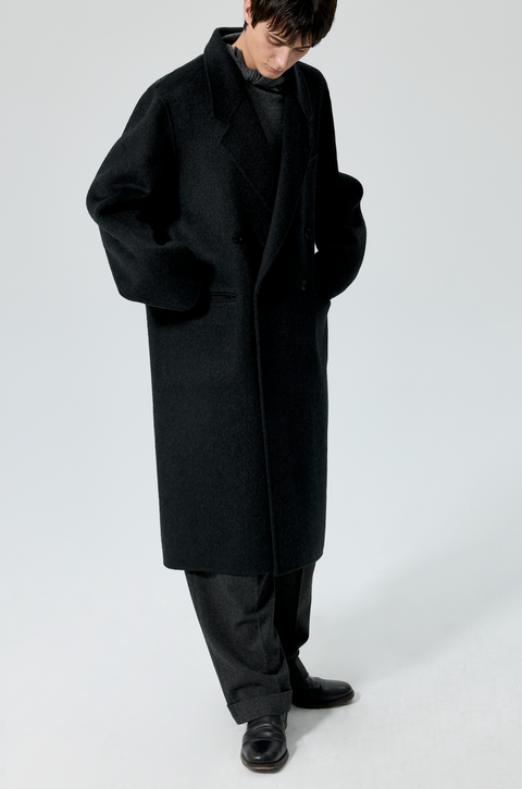 SIMPLE PROJECT WOOL CHESTER COAT