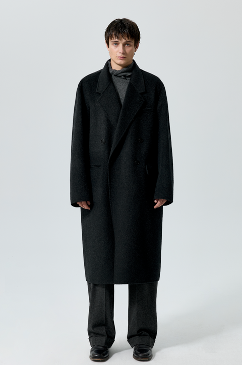 SIMPLE PROJECT WOOL CHESTER COAT