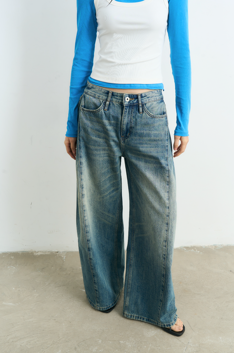 NULL NONE WASHED JEANS