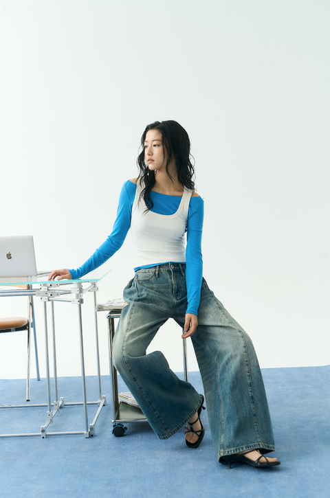 NULL NONE WASHED JEANS