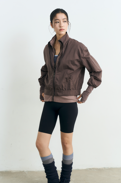 NULL NONE LAYERED ZIP-UP JACKET