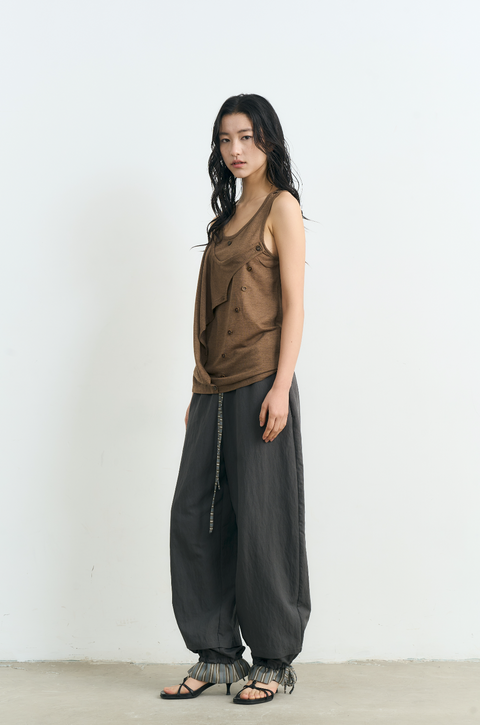 NULL NONE BUTTON-UP VEST