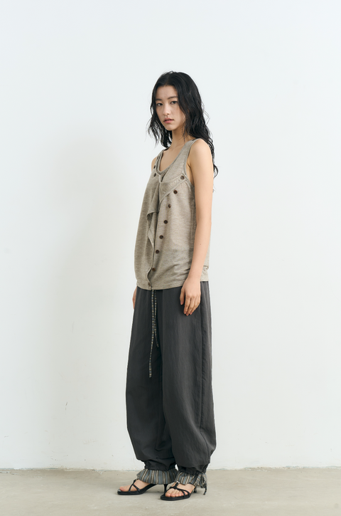 NULL NONE BUTTON-UP VEST