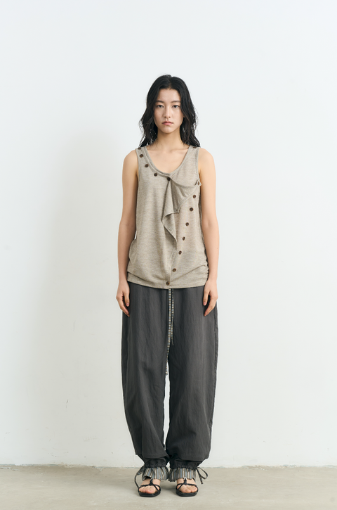 NULL NONE BUTTON-UP VEST