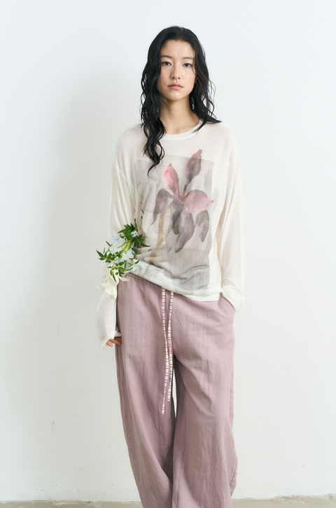 NULL NONE PRINTED LONG SLEEVES