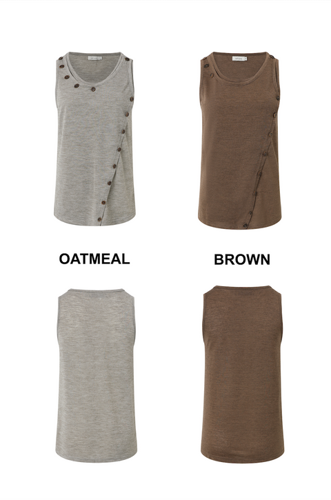 NULL NONE BUTTON-UP VEST