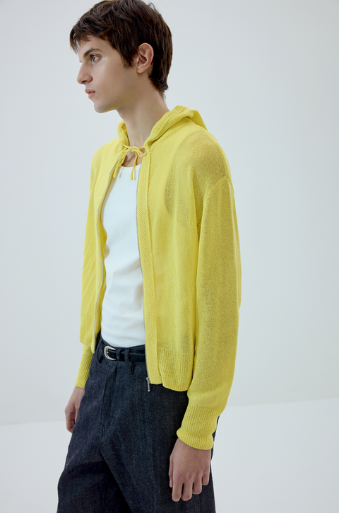 SIMPLE PROJECT WASHI PAPER YARN HOODIE