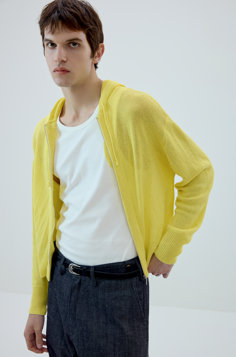 SIMPLE PROJECT WASHI PAPER YARN HOODIE