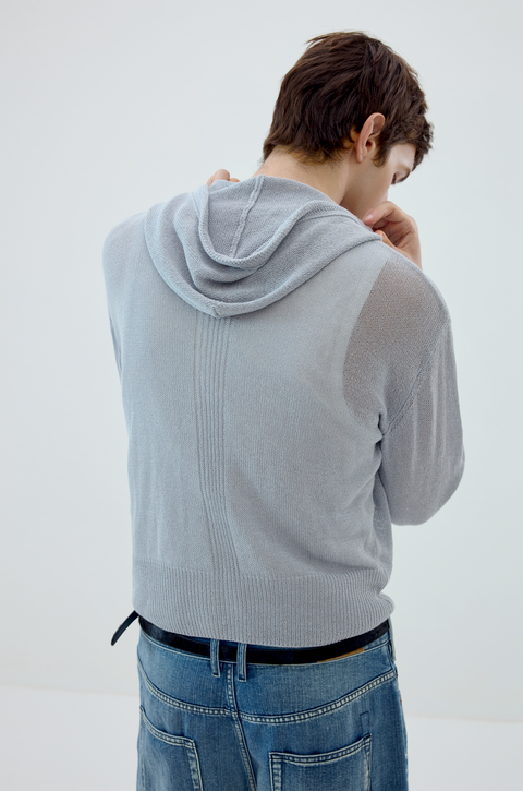 SIMPLE PROJECT WASHI PAPER YARN HOODIE