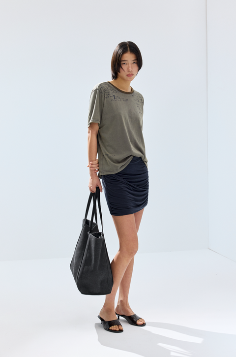 SIMPLE PROJECT CUPRO SKIRT