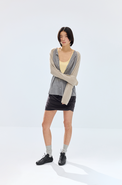 SIMPLE PROJECT CUPRO SKIRT
