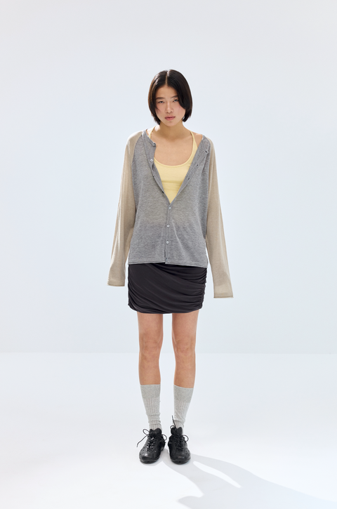 SIMPLE PROJECT CUPRO SKIRT