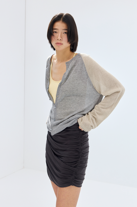 SIMPLE PROJECT CUPRO SKIRT