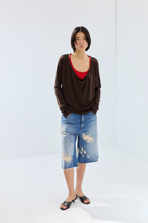 SIMPLE PROJECT CUPRO 2-WAY T-SHIRT