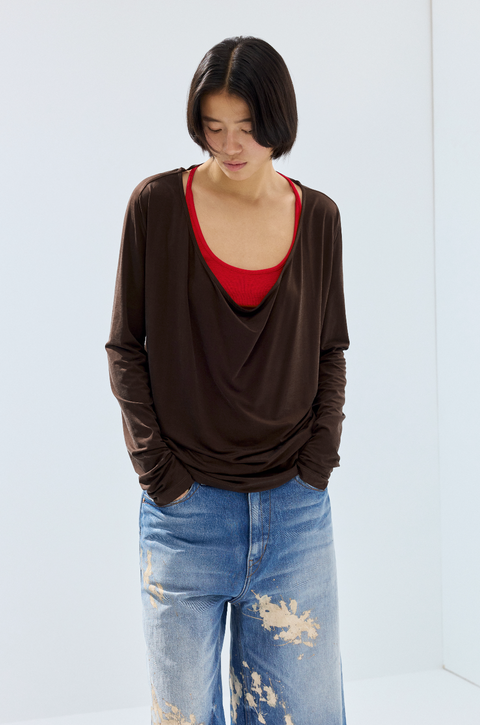 SIMPLE PROJECT CUPRO 2-WAY T-SHIRT