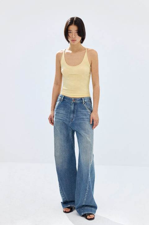 SIMPLE PROJECT U-NECK HALTER TOP