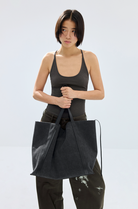 SIMPLE PROJECT U-NECK HALTER TOP