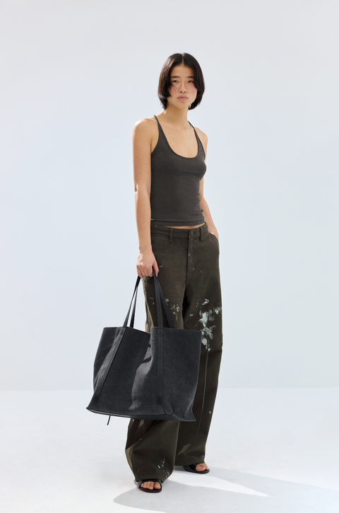SIMPLE PROJECT U-NECK HALTER TOP
