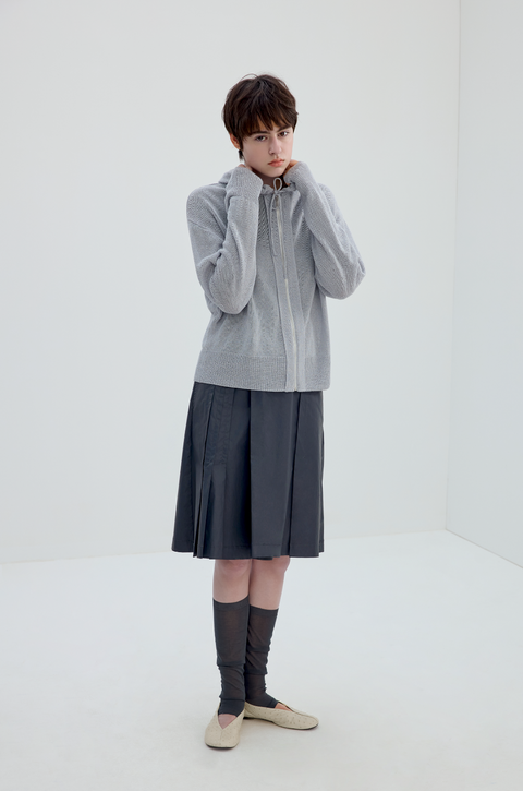 SIMPLE PROJECT COATED SKIRT