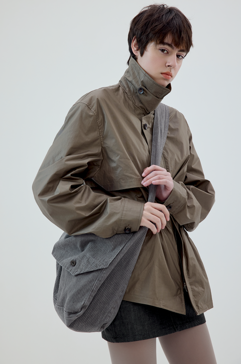 SIMPLE PROJECT COATED HUNTING JACKET