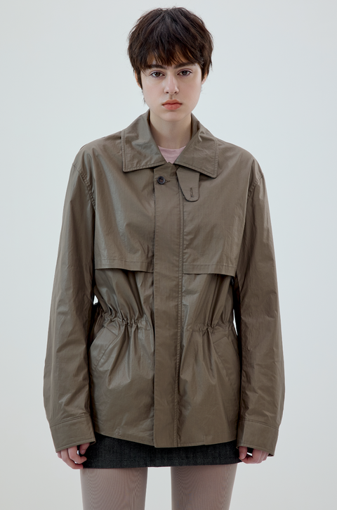 SIMPLE PROJECT COATED HUNTING JACKET