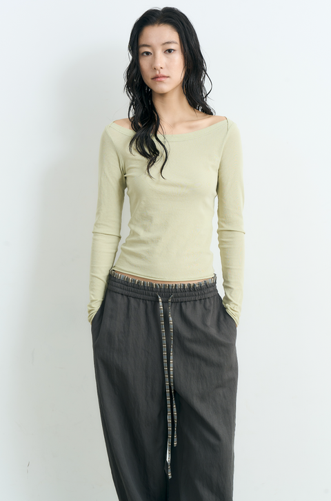 NULL NONE SAILOR STYLE BASE TOP