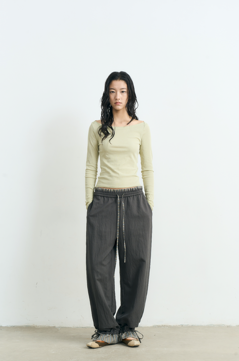 NULL NONE SAILOR STYLE BASE TOP