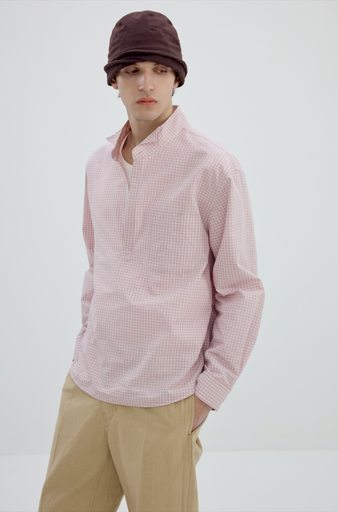 SIMPLE PROJECT PLAID SHIRT