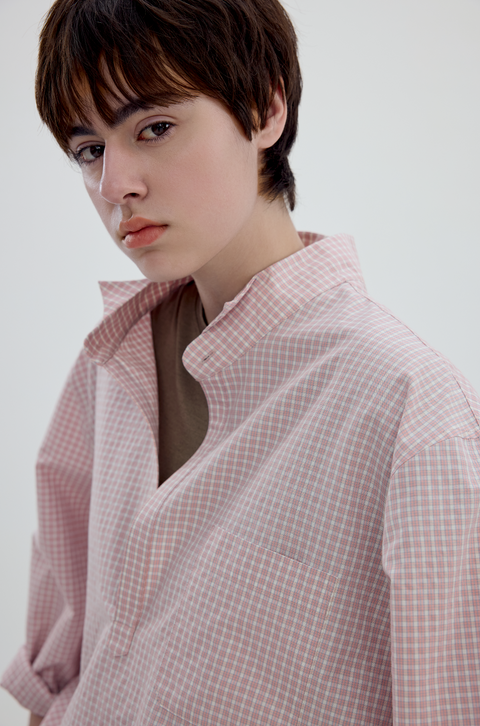 SIMPLE PROJECT PLAID SHIRT