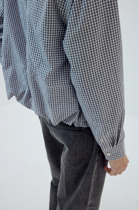 SIMPLE PROJECT PLAID SHIRT