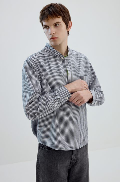 SIMPLE PROJECT PLAID SHIRT