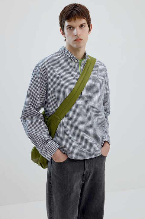 SIMPLE PROJECT PLAID SHIRT