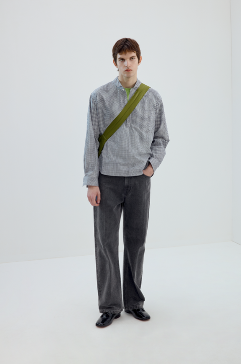 SIMPLE PROJECT PLAID SHIRT