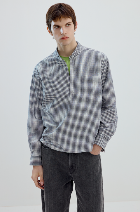 SIMPLE PROJECT PLAID SHIRT