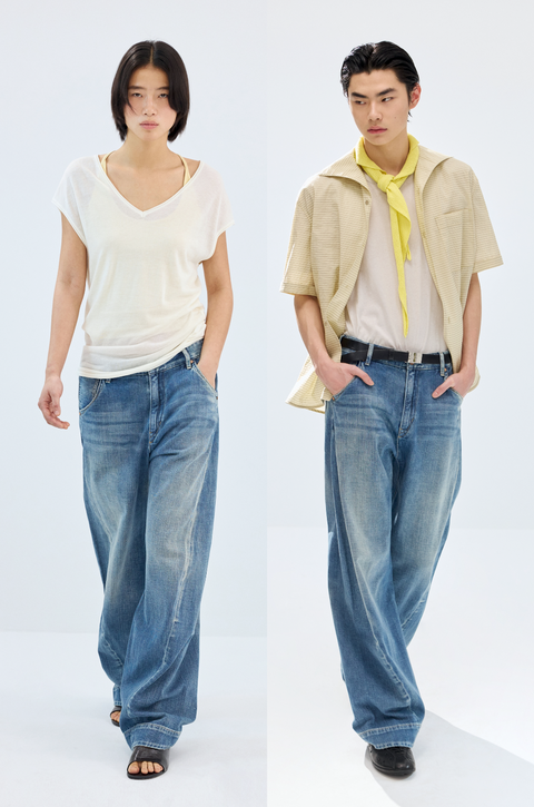 SIMPLE PROJECT ENGINEERED JEANS