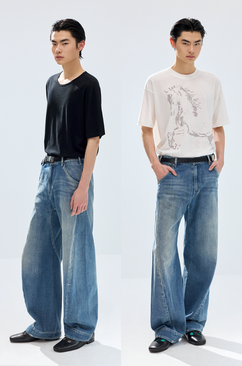 SIMPLE PROJECT ENGINEERED JEANS