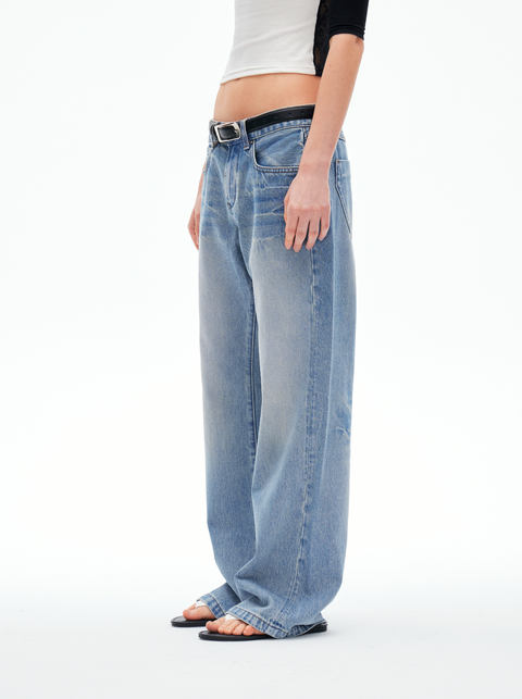 ROSE FOSSIL STRAIGHT LEG JEANS