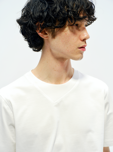 SAIRENSSEI WHITE SHORT SLEEVE T-SHIRT