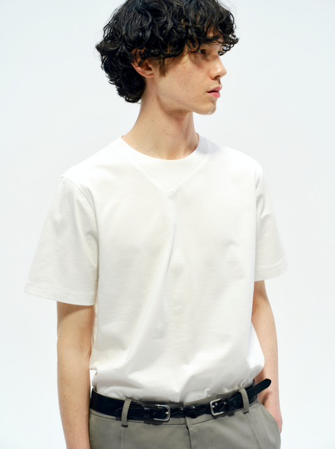 SAIRENSSEI WHITE SHORT SLEEVE T-SHIRT