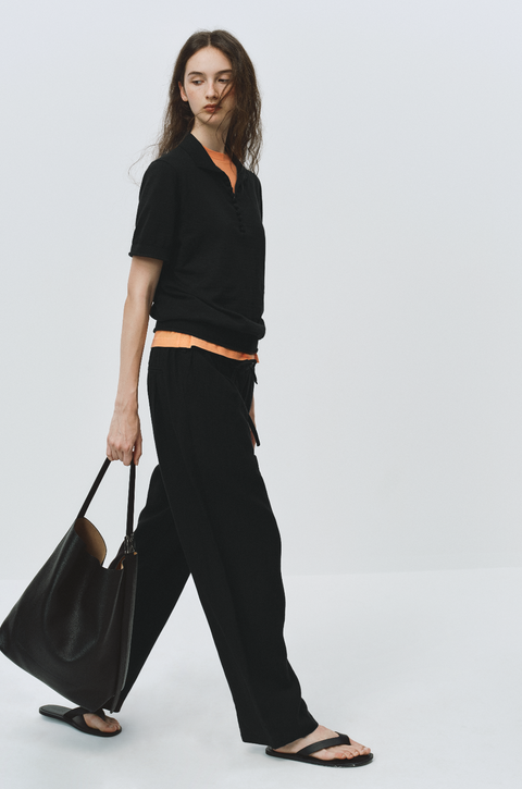 SIMPLE PROJECT LINEN EASY PANTS