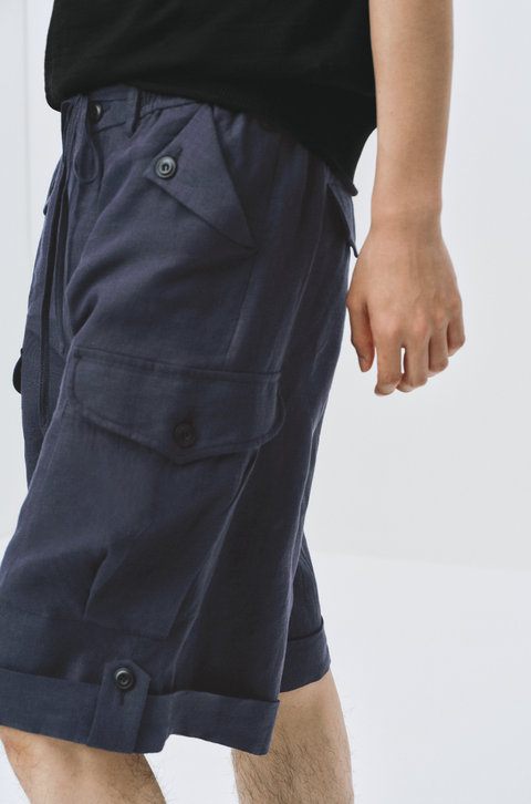 SIMPLE PROJECT LINEN SHORTS